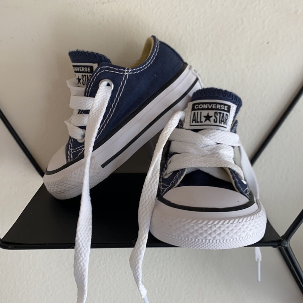 Navy Blue Converse Sneakers Toddler/Baby size 2